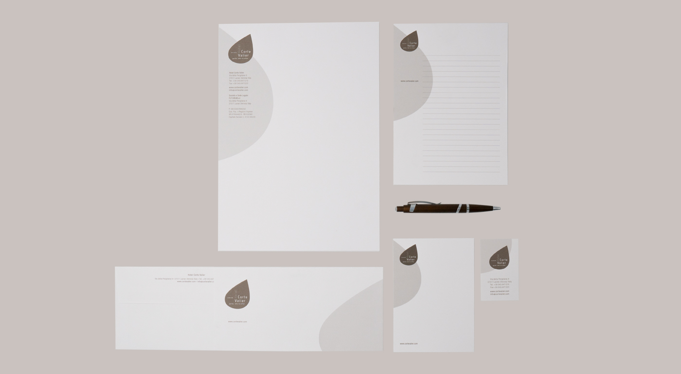 Hotel Corte Valier - corporate identity