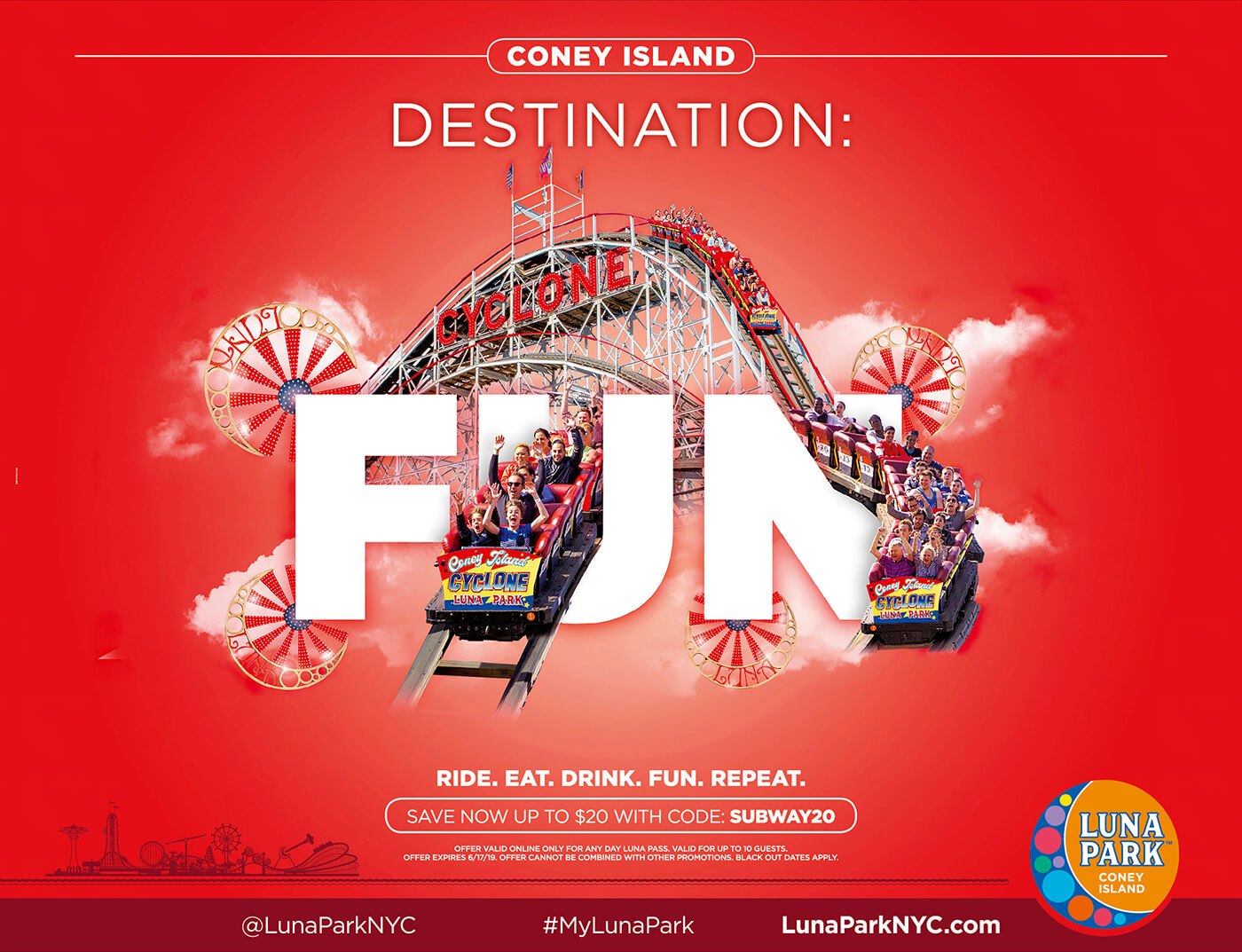 Adv Luna Park - Coney Island Destination: Fun