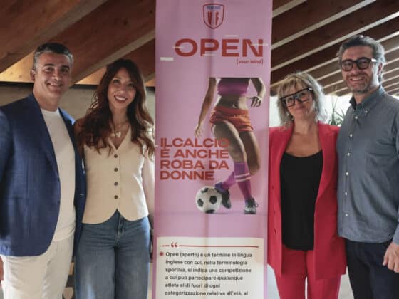 Soci Caratti E Poletto con Erika Maran Vicenza Calcio Femminile